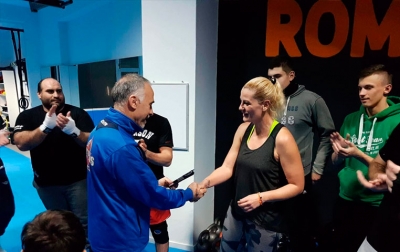 Σεμινάριο με την πρωταθλήτρια Ελενα Πλατάνα απο τον ΑΣ Ρωμιό